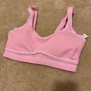 Alo yoga Airbrush Heart Throb Bra women sports bra size L